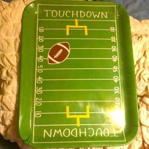 7/25$ MOVING OR KEEP! LAST NT!Touchdown Football Platter for The guys! 😎Awesome